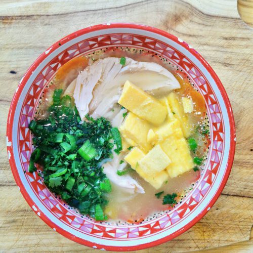 Hühnersuppe mit Eierstich