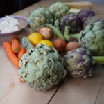 Zutaten für die Artischocken Tarte