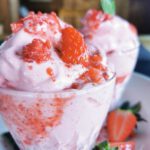 Erdbeersofteis nur 62 kcal pro Portion