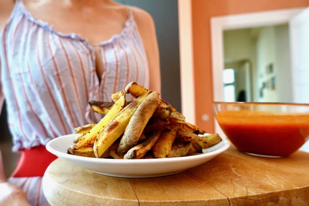 Pommes mit Ketchup selbstgemacht VIVI KOCHT