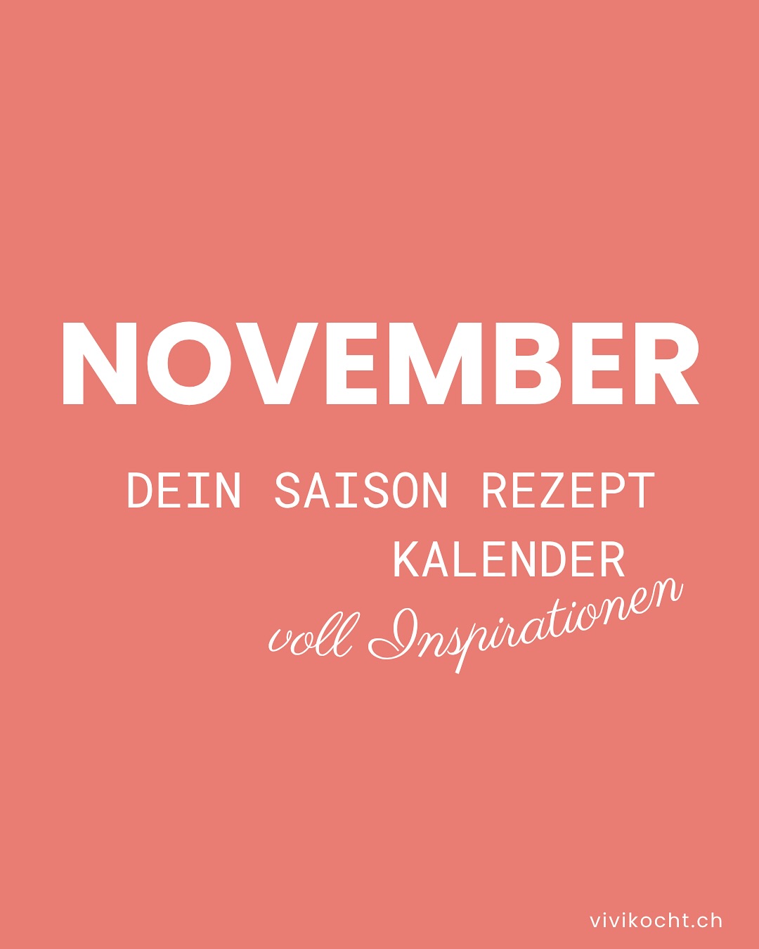 Kochst du saisonal?
SAISONKALENDER November: Entdecke, was gerade frisch, nachhaltig und voller Geschmack ist! 🍽️

Warum weit transportierte Produkte kaufen, wenn das Beste direkt vor unserer Haustür wächst? 🏡

Saisonales Kochen spart nicht nur Geld, ist gut für Deine Gesundheit, sondern schmeckt auch intensiver und unterstützt lokale Bauern.

➡️ Swipe durch den Rezept Inspiration und lass Dich von den saisonalen Produkten und von Saisonal-unabhängigen Rezepten des Monats überraschen!

Die Rezepte findest Du auf meinem Blog.

➡️ Was sind deine November Rezepte??? Lass es die Community und mich gerne in den Kommentaren wissen. 💡 So können wir uns gegenseitig inspirieren.
Liebe Grüsse aus meiner Küche, Vivi xxx

#saisonlakochen #rezeptinspiration #foodblogfeed #november #saisongemüse #saisonkalender #foodblogging