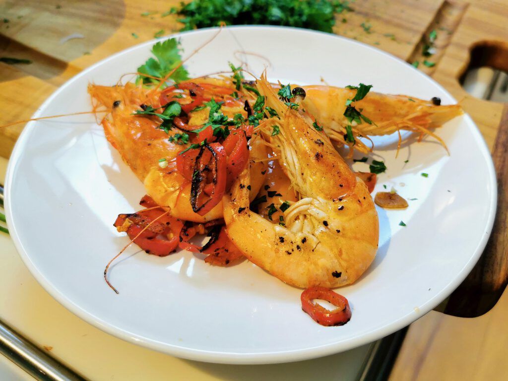 Easy spicy Shrimps