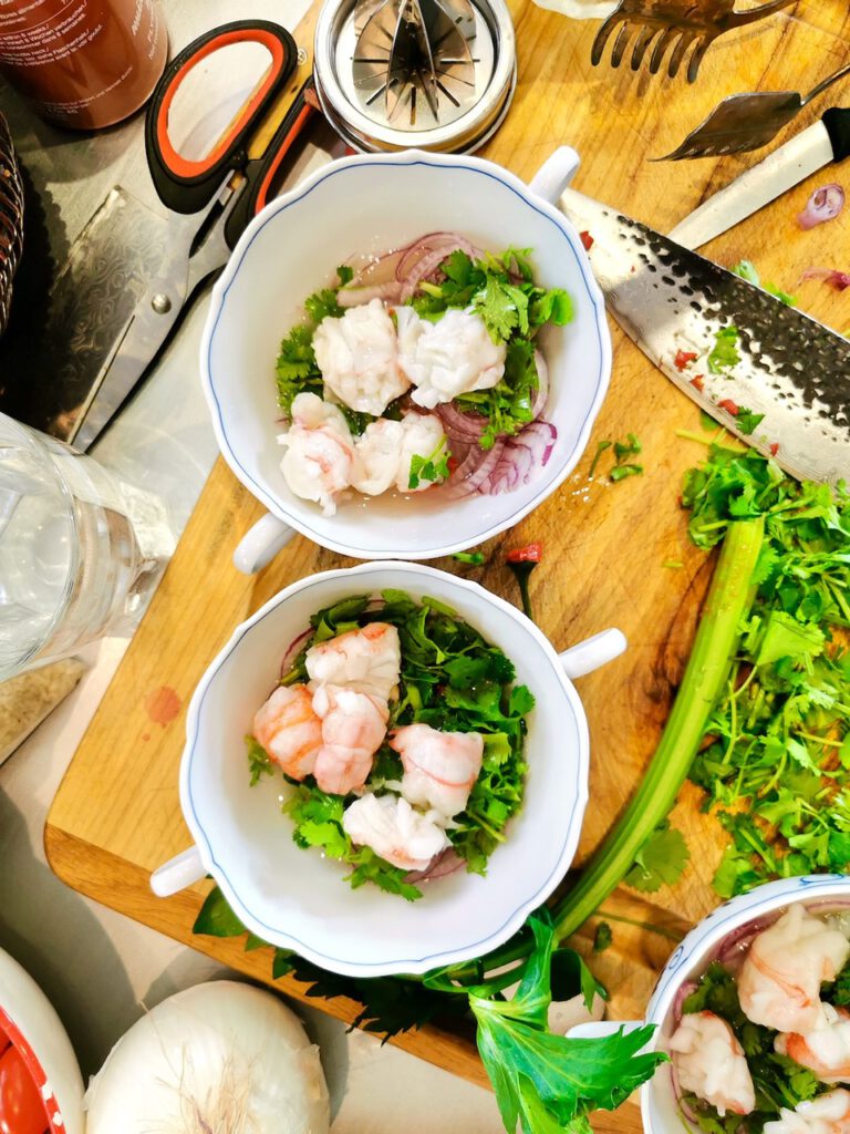 Ceviche aus feinen Langusten