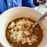 Kolumbianischen Linseneintopf