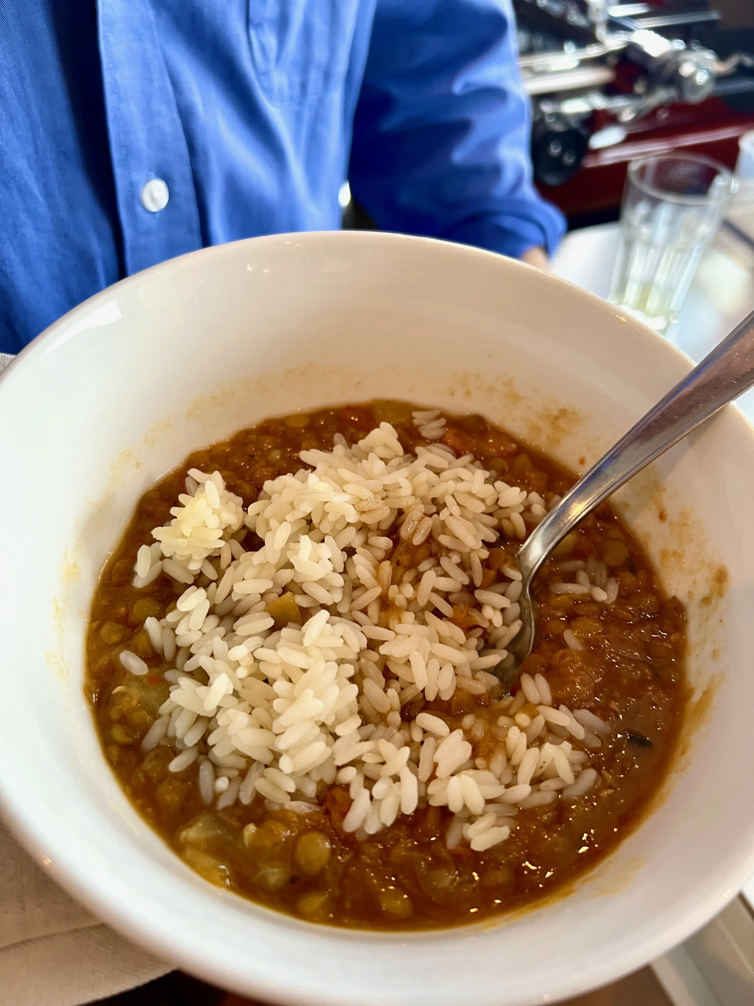 Kolumbianischen Linseneintopf