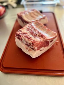 Schweinekotelett vom Bio Wollschwein