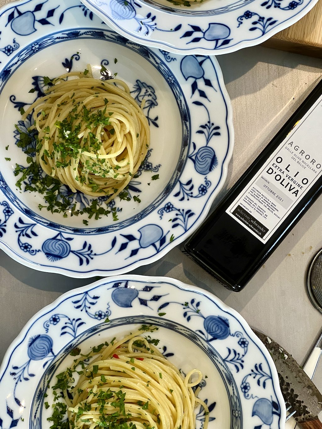 Spaghetti Aglio e Olio e Peperoncinonbsp- Vivi kocht