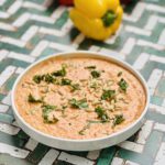 Paprika Dip mit Feta-und Basilikum von Vivikocht