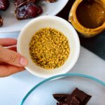Viral Dark Chocolate Date Bark with Pistachio