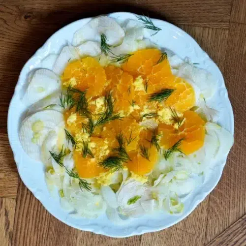 Fenchel Orangen Ingwer Salat