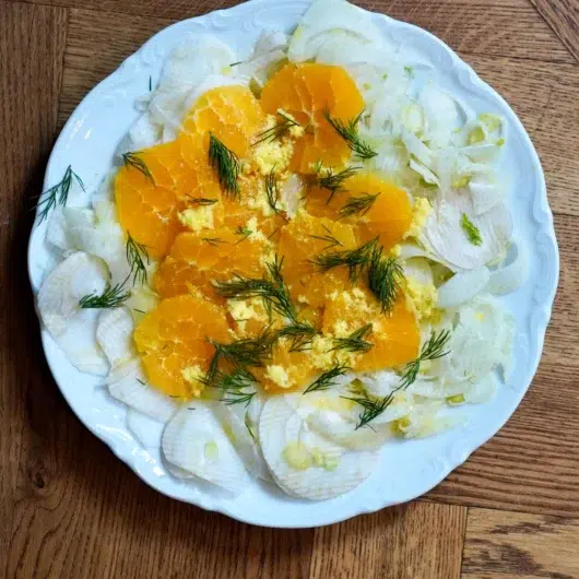 Fenchel Orangen Ingwer Salat Vivi kocht