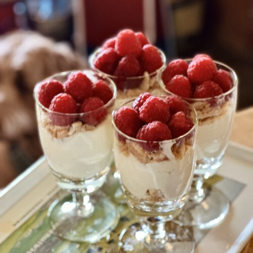 Käsekuchen im Glas