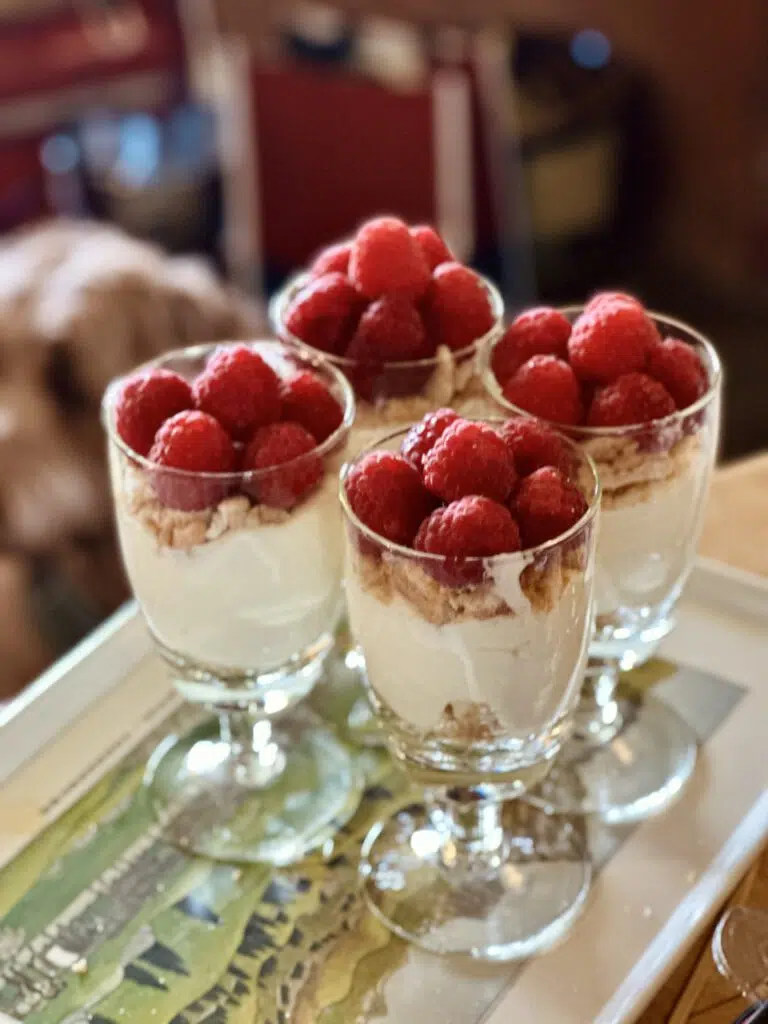 Käsekuchen im Glas