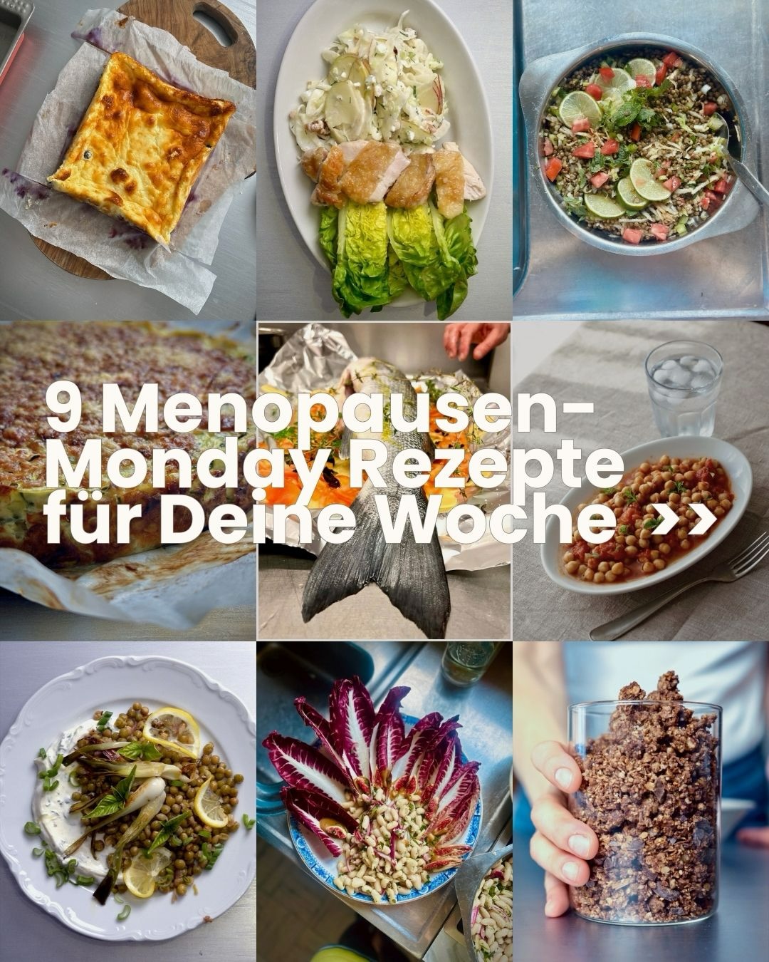 9 "Menopause Monday" Rezepte für deine Woche.

Hier hab ich dir fast alle Menopause Monday Rezepte mal zusammengestellt - 🔍 die findest du alle auf meinem Blog 

oder ➡️ schreib einfach das Rezept in die Kommentare, dann schicke ich dir den Link in dein Postfach 📩