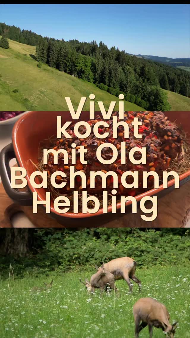 Neu auf YouTube: Wild-Hackbraten aus Hirsch & Wildschwein – saftig, aromatisch, mit Olas Spezial-Sauce. Mit dabei: @ola_in_the_woods - Ola Bachmann Helbing, Textildesignerin, Jägerin & Jagdaufseherin. 
Das Wild stammt aus ihrer eigenen, verantwortungsvollen Jagd. 
▶️ Jetzt auf meinem YT-Channel online