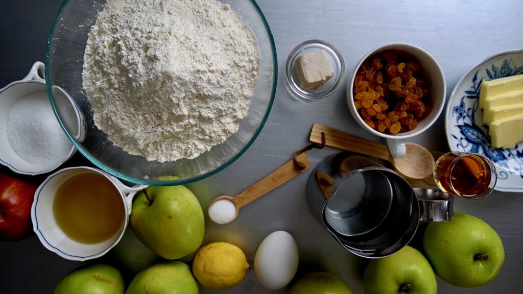 Zutaten Apfelstrudel von Vivi kocht