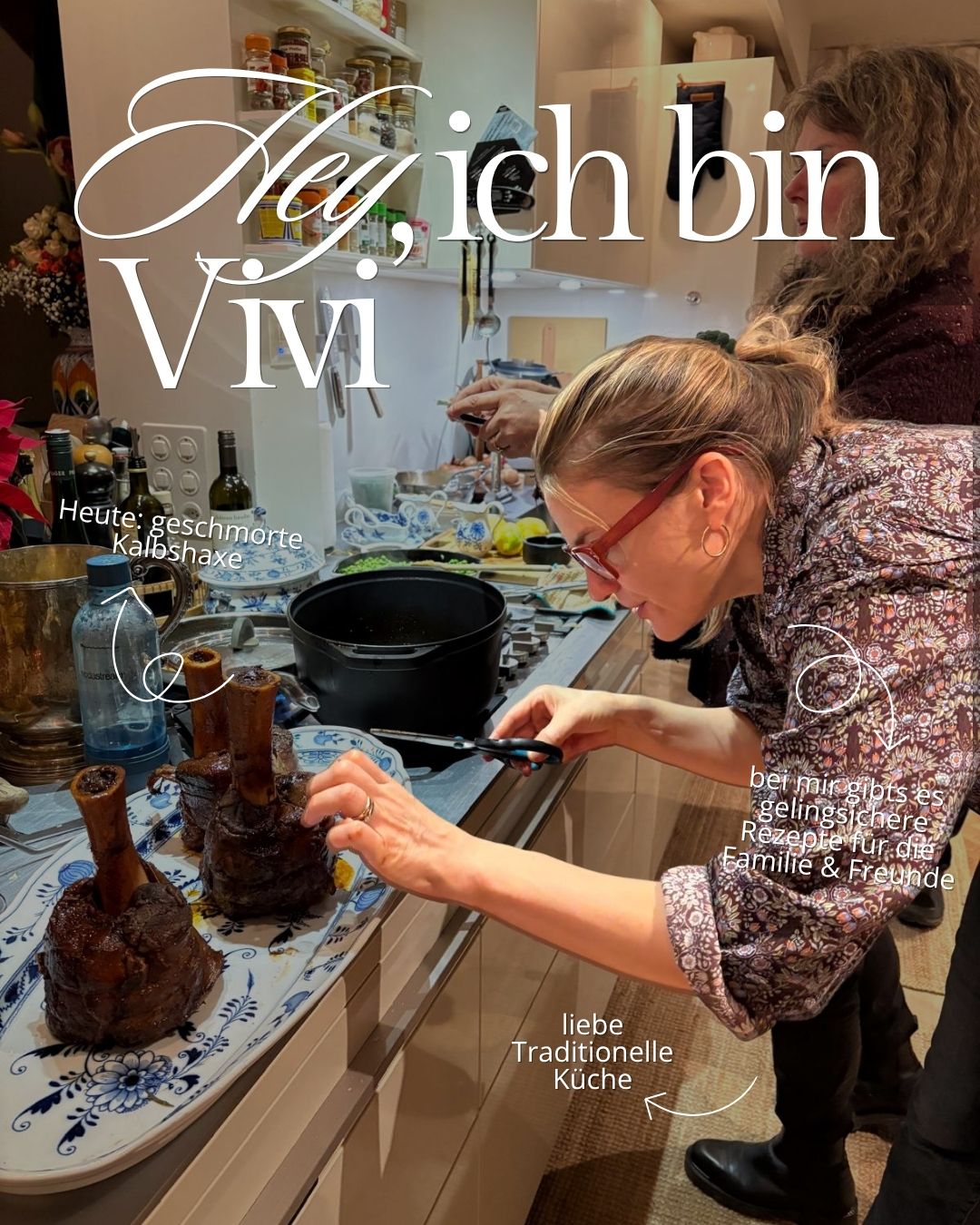 ‼️Traditionelle Küche ist extrem schwierig. NEIN! �
Hi, ich bin Vivi bei mir findest du traditionelle Rezepte, die einfach erklärt sind und sich sehr gut für die Vorweihnachtszeit eignen.
Das ist Thors Hammer. Es ist eine geschmorte Kalbshaxemit Karotten und Erbsen. 

Das ganze Rezept sowie weitere köstliche Rezepte findest du auf meinem Blog Vivikocht.ch 
→ Speichere dir das Rezept gerne ab