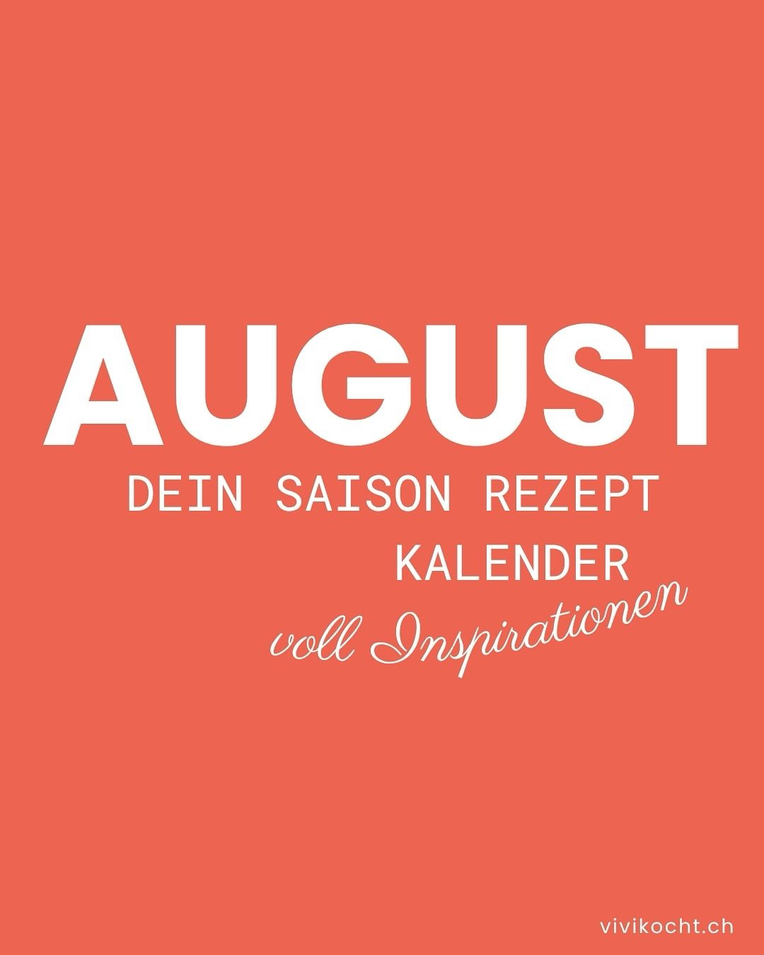 SAISONKALENDER AUGUST: Entdecke, was gerade frisch, nachhaltig und voller Geschmack ist! 🍽️

Warum weit transportierte Produkte kaufen, wenn das Beste direkt vor unserer Haustür wächst?

Saisonales Kochen spart nicht nur Geld, ist gut für Deine Gesundheit, sondern schmeckt auch intensiver und unterstützt lokale Bauern.

➡️ Swipe durch den Rezept Inspiration und lass Dich von den saisonalen Produkten und von Saisonal-unabhängigen Rezepten des Monats überraschen!

Mein Sommertipp: Neuer Lieblingssalat Papaya Macadamia, Spinatklösschen für gross & klein. Lets's dip mit Tomaten Focaccia und vieles mehr.

Die Rezepte findest Du auf meinem Blog.
➡️ Was sind Deine August Rezepte??? Lass es mich in den Kommentaren wissen

#August #saisonlakochen #vivikocht #rezeptinspiration #foodblogfeed #nachhaltig #rezeptideen #waskocheich