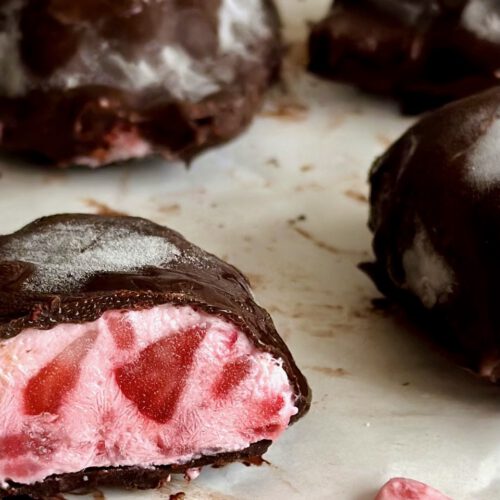 Joghurt Erdbeer Schoko Bites