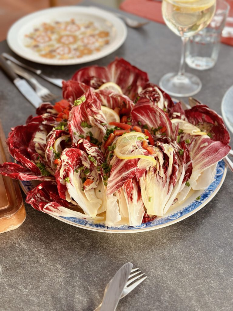Radicchio Salat mit Kapern