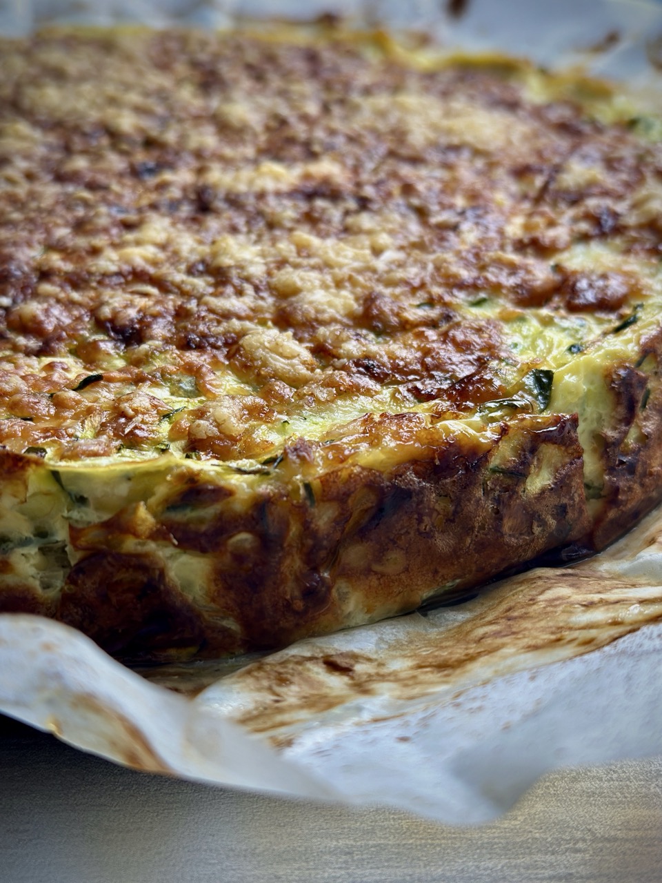 Protein Zucchini Slice