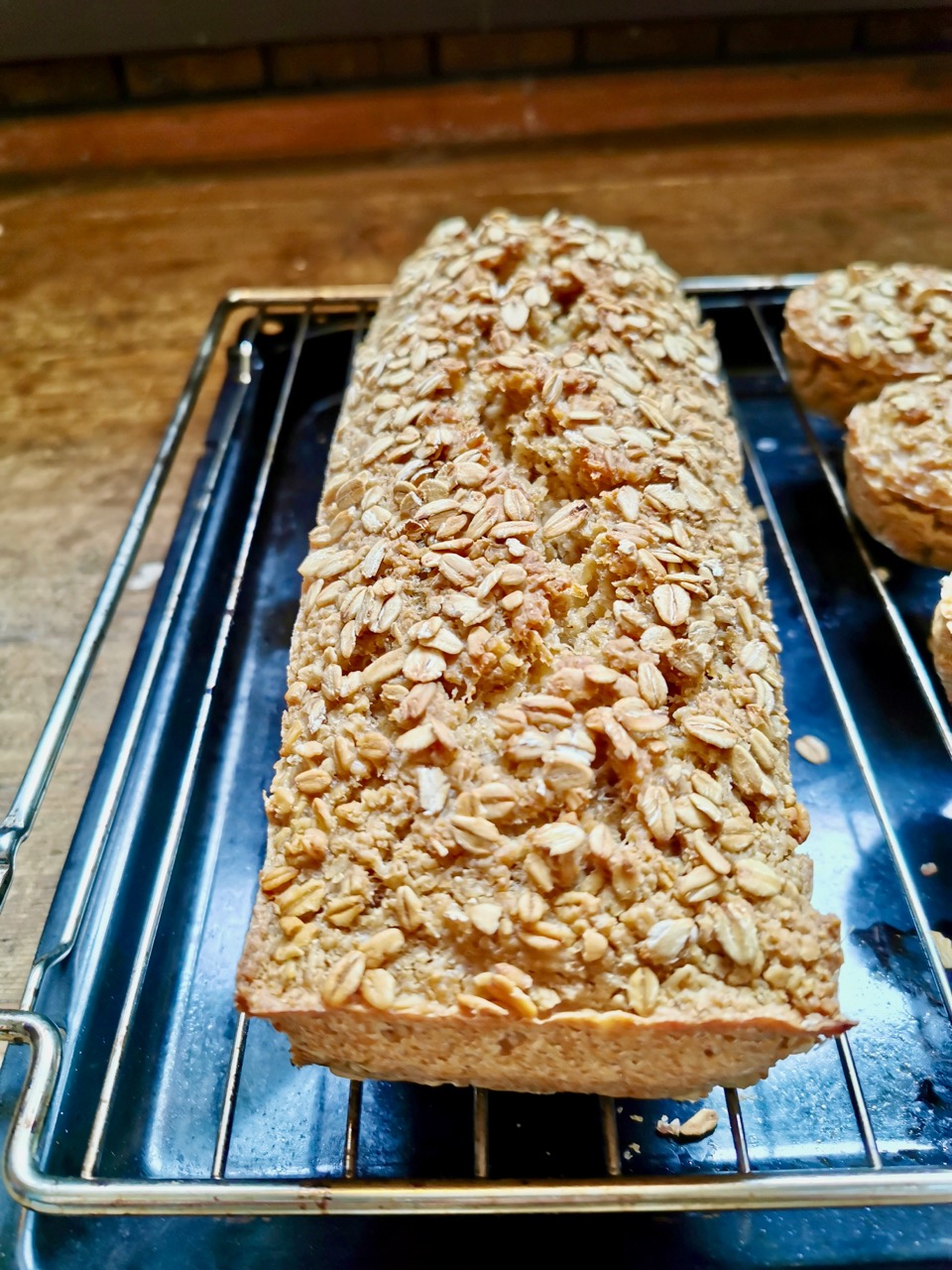 Reines Haferflockenbrot