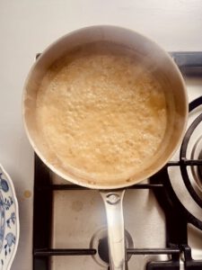 Pfeffersauce reduzieren