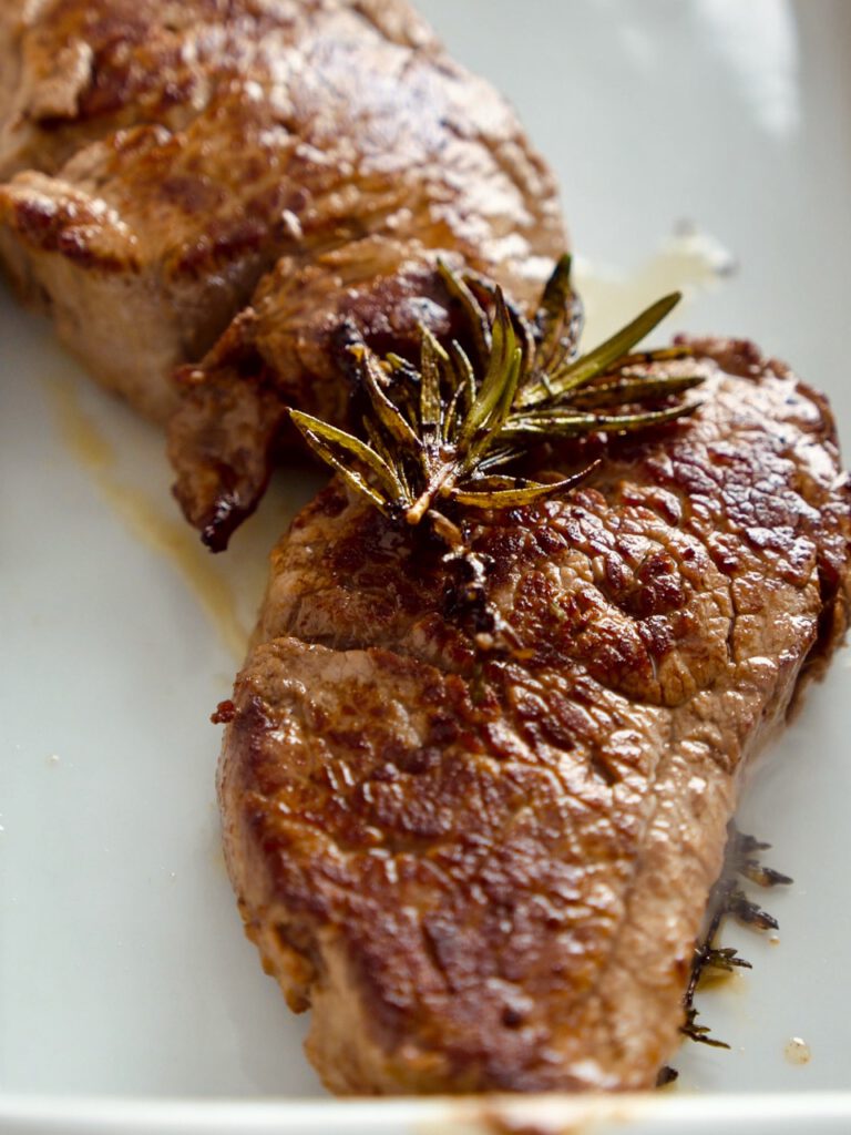 Rinderfilet, gebraten