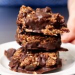 No-bake flapjacks Erdnuss