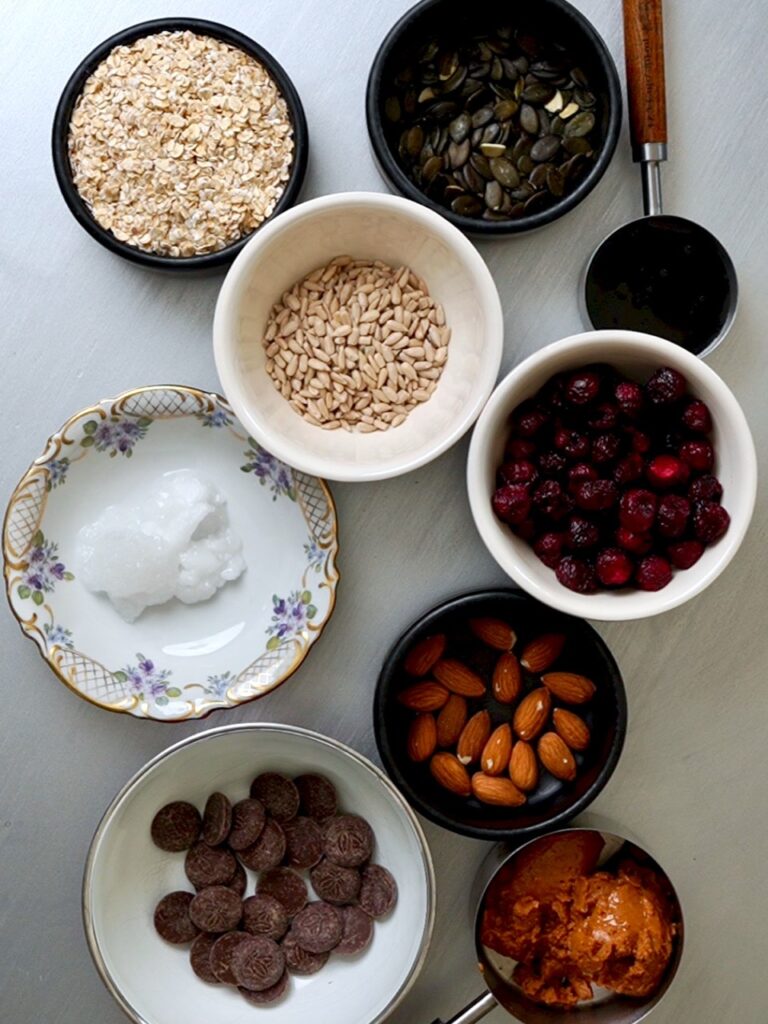 No-bake flapjacks-zutaten