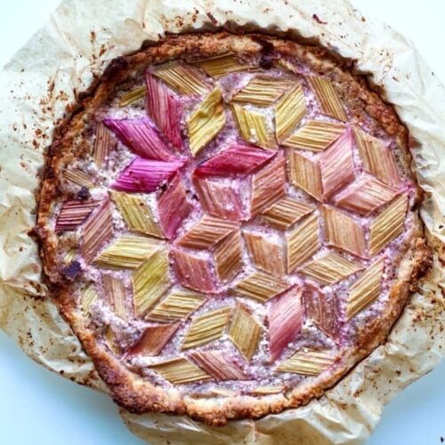 Rhabarberkuchen Rezept-von Vivikocht