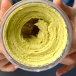 Nach dem Re-spin mit Honig und Kokosmilch